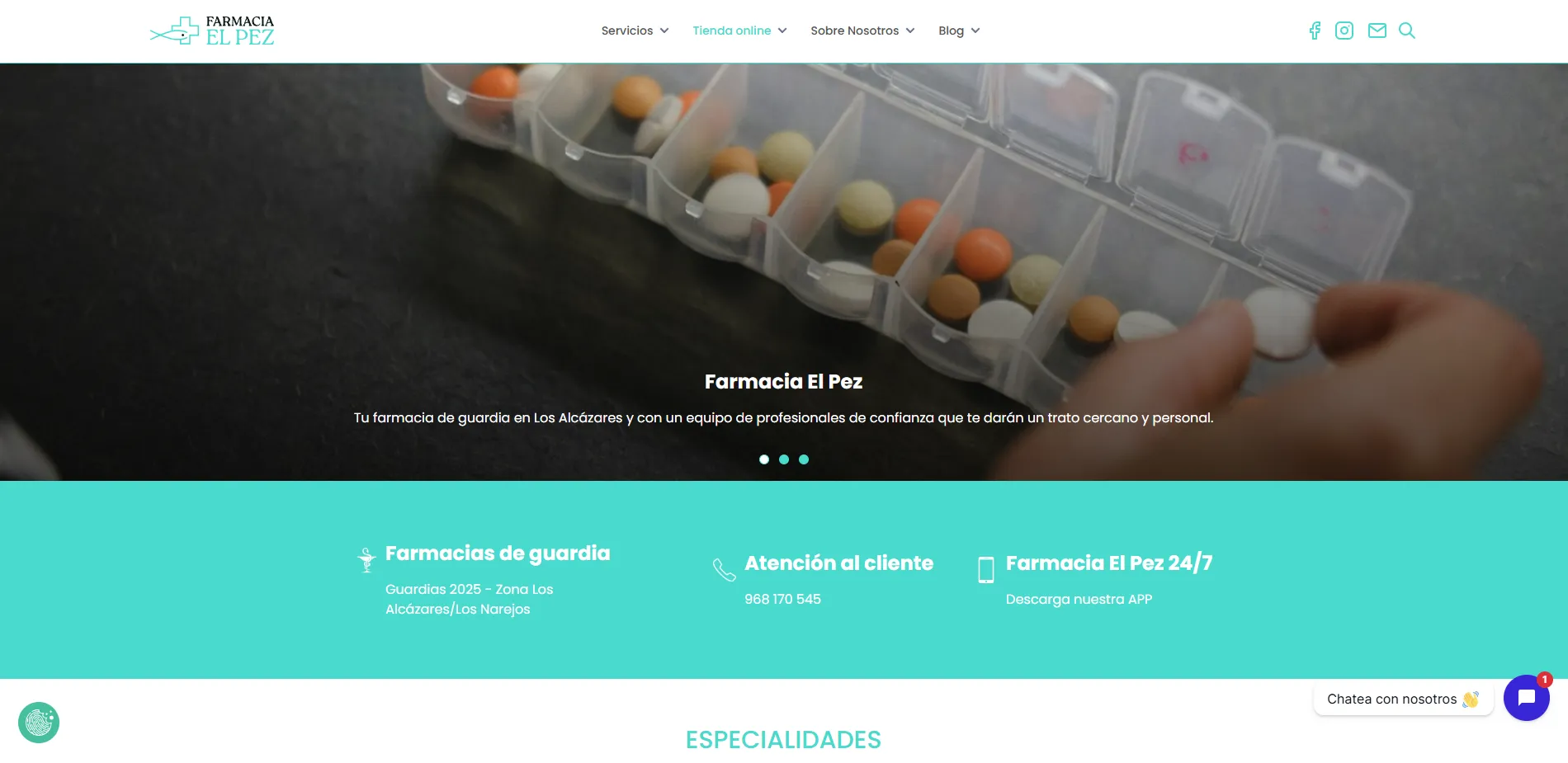 iqvmedia - Farmacia El Pez - Vista principal
