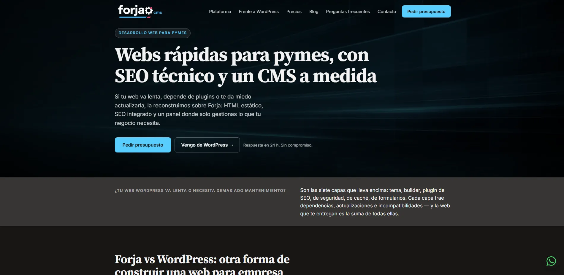 iqvmedia - Forja CMS — CMS modular para webs estáticas - Demo en vídeo
